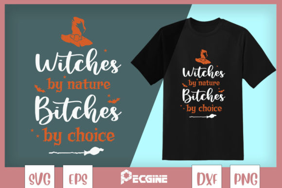 A Designer's Review: Witches by Nature Bitches by Choice for T-Shirt Graphics