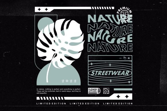 A Designer's Take on This Nature Graphic for Embroidered Projects