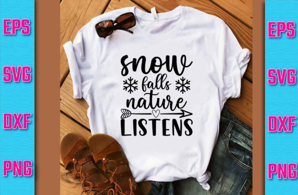 A Designer’s Review of Snow Falls Nature Listens Graphics for Client T-Shirt Designs
