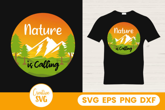 A Designer’s Take on the Nature is Calling T-Shirt Graphics