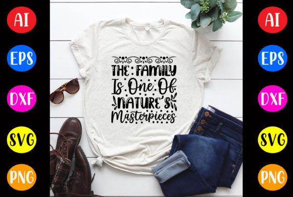 A Family Quote SVG for Editorial Graphics & T-Shirt Designs
