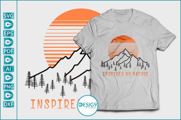 A Mountain Graphic for T-Shirt Designs and Beyond