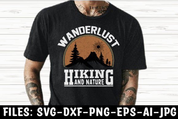 A Review of Wanderlust Hiking Graphics for T-Shirt Designs