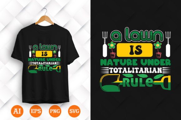 Evaluating a T-Shirt Graphic: Lawn Nature Totalitarian Rule