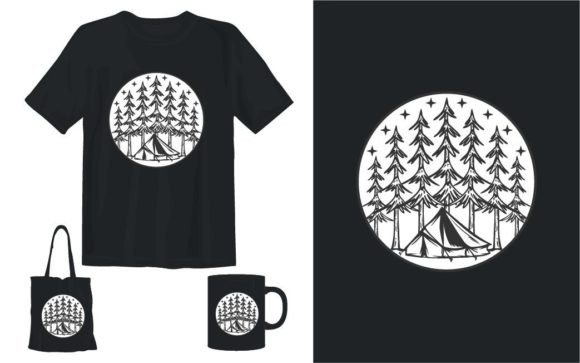 Nature Camping Graphics: A T-Shirt Design Asset Reviewed for Marketers