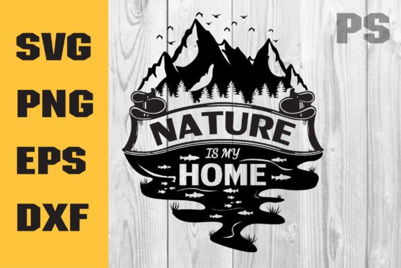Reviewing the Nature is My Home SVG Graphic Design Asset